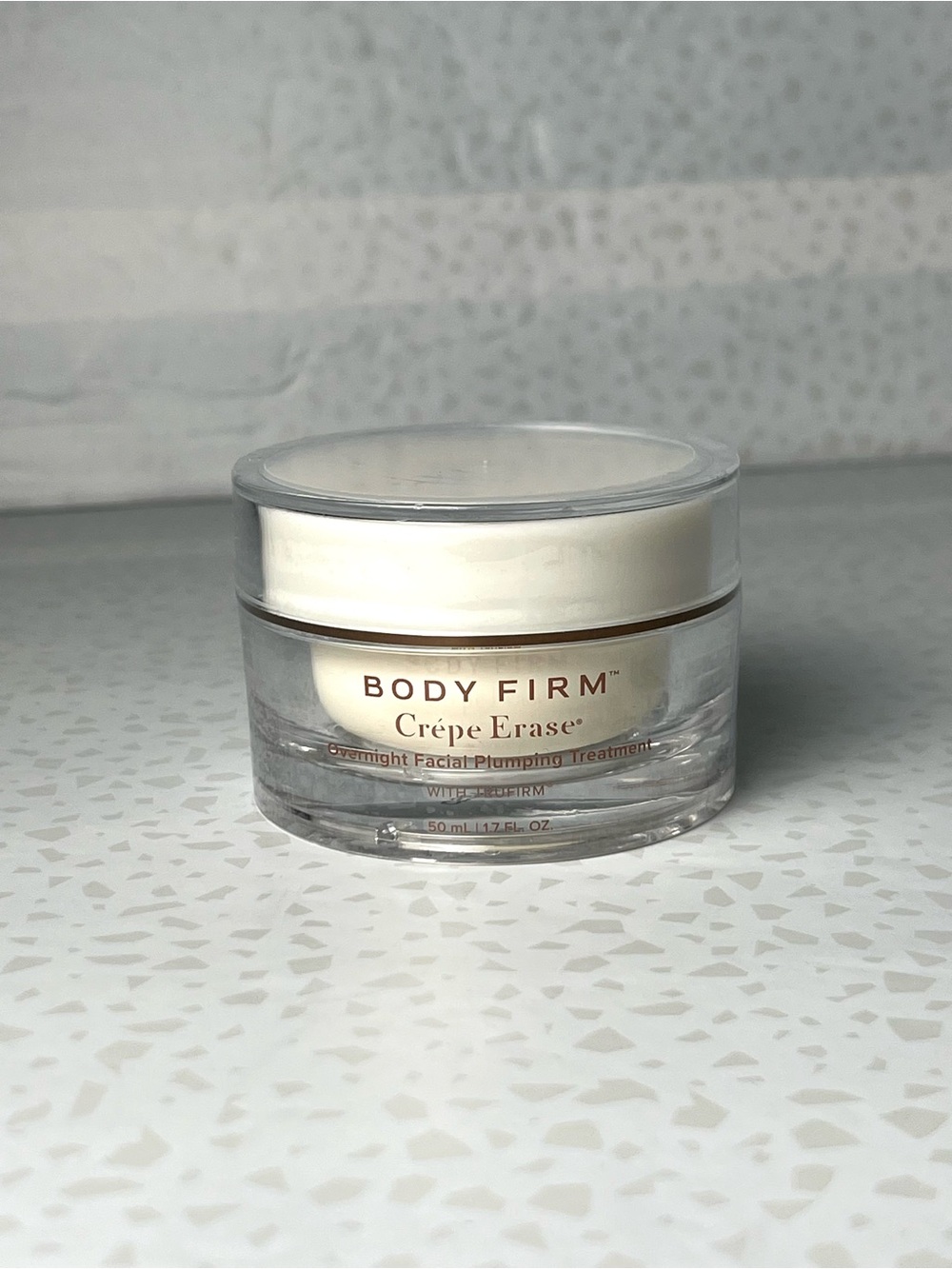 Body Firm Crepe Erase Overnight Facial Plumping Treatment with Trufirm 1.7 Oz